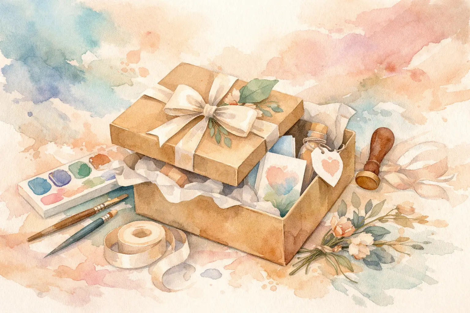 Geschenkbox für Kunden personalisieren